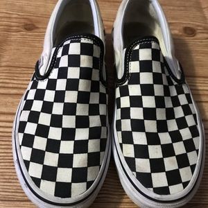 Vans checkered off white and black